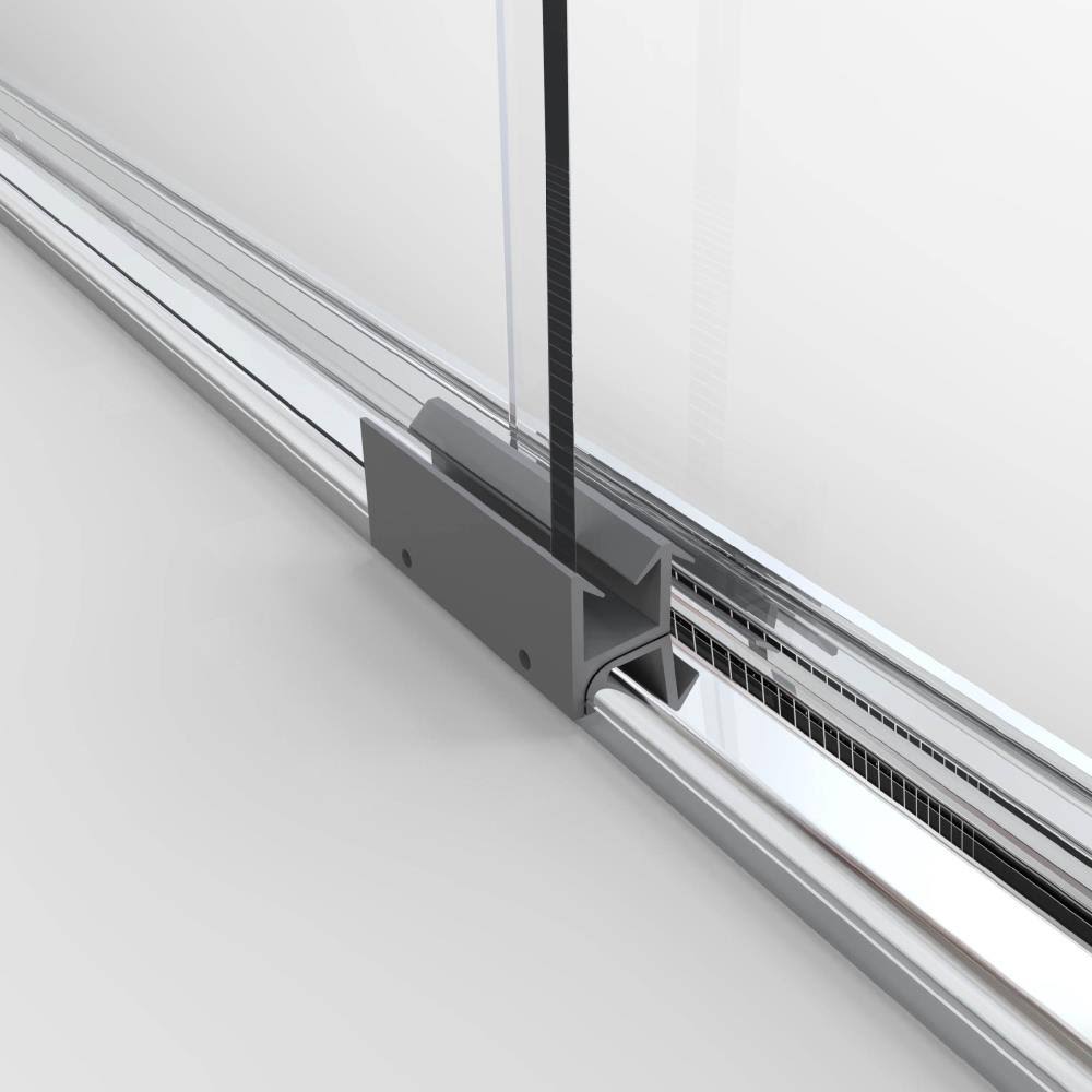 Basco 3500-44SRN Classic 64-1/2×22 High x 44×22 Wide Bypass Framed Shower Door with Silver - Image 9