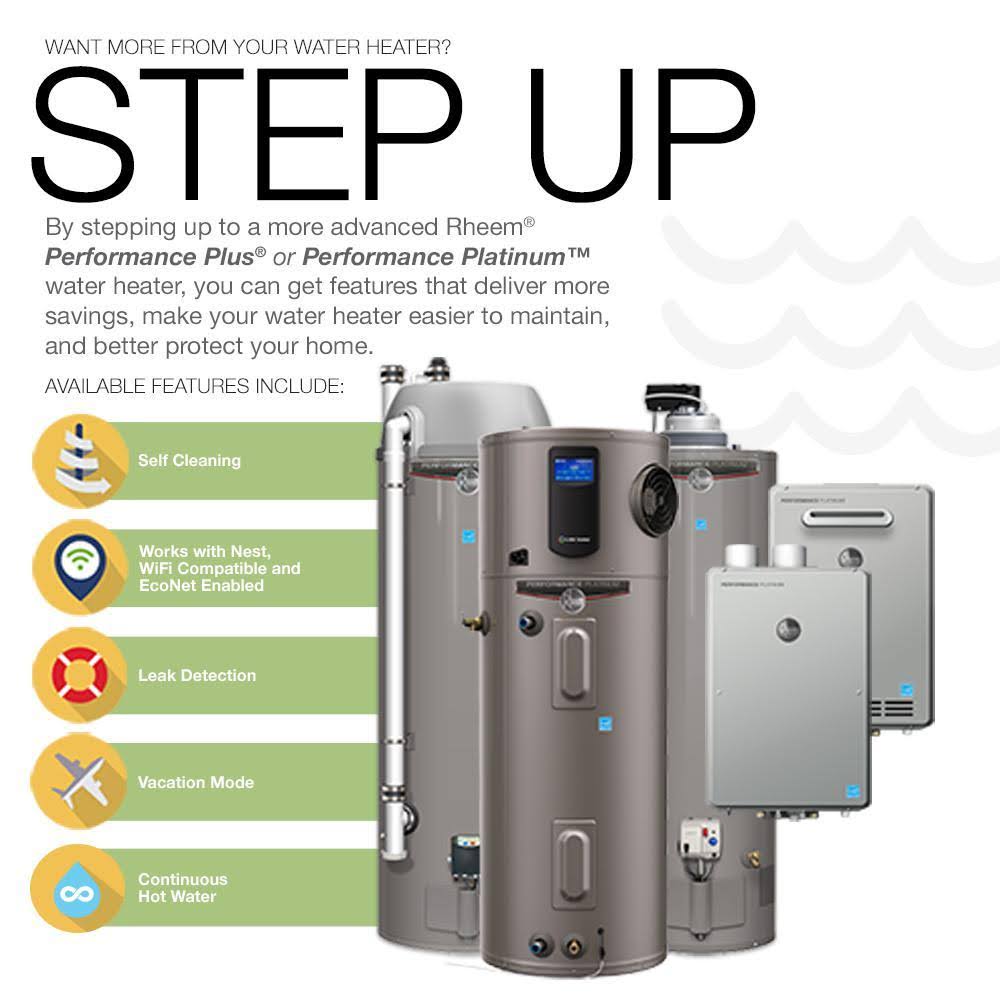 Rheem Performance Manufactured Housing 40 gal. Tall 6 Year 34,000 BTU Natural - Image 5