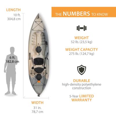 Lifetime Tamarack Angler 100 Fishing Kayak 442 - Image 4