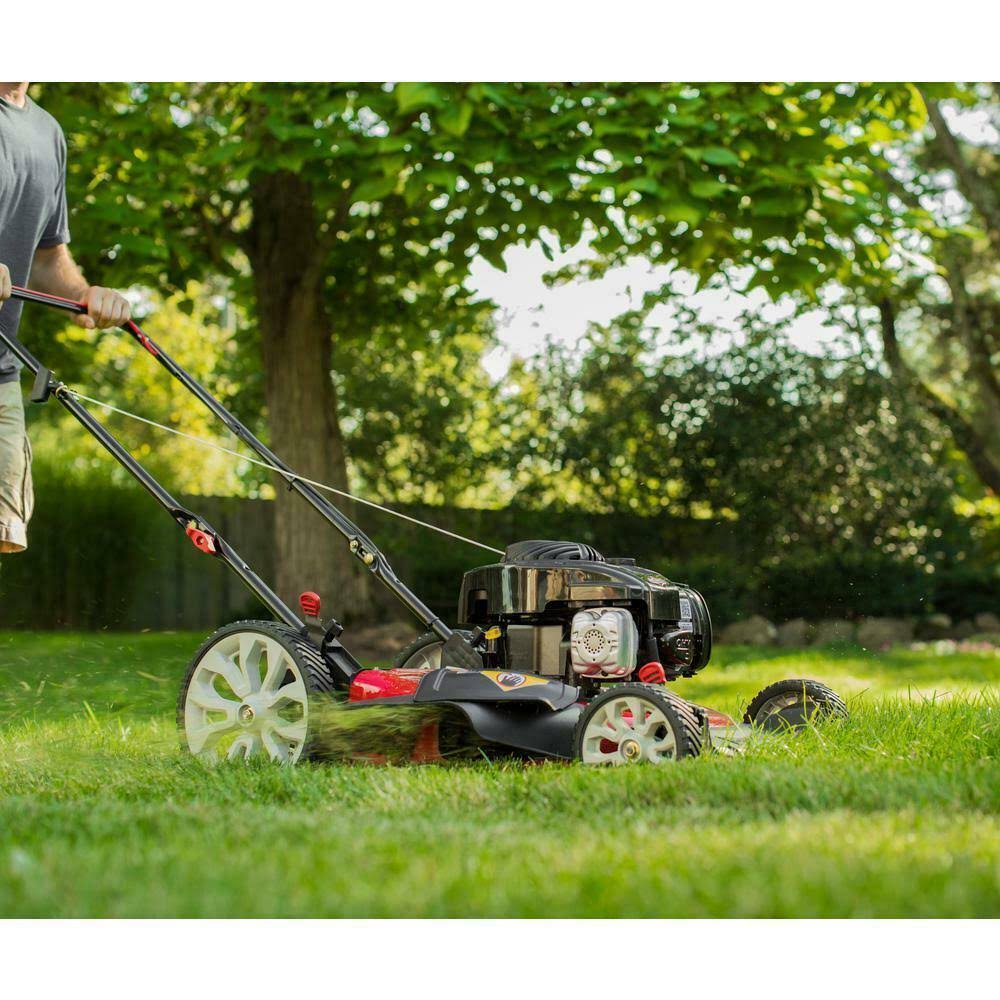Troy-Bilt Tb100 Walk Behind Push Mower with Briggs and Straton Engine - Image 8