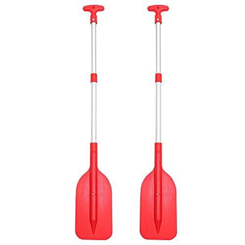 2Pcs Telescopic Kayak Paddle Rafting Boat Paddle Canoe Oars Plastic Aluminum Alloy Boat Oars - Image 10