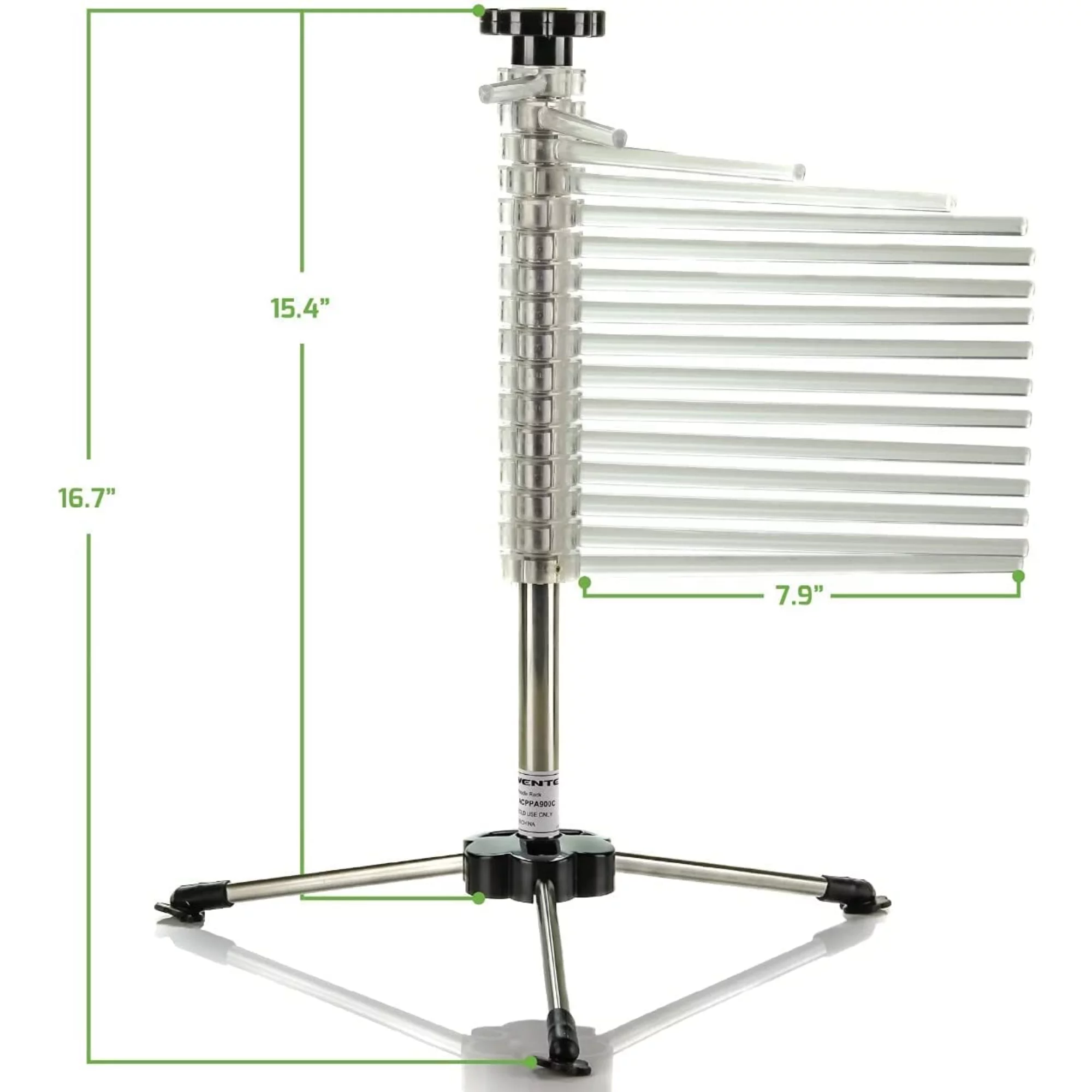 OVENTE 1.2 lb Collapsible Pasta Drying Rack, BPA-Free Acrylic Rods, for Homemade Noodles ACPPA900C - Image 8
